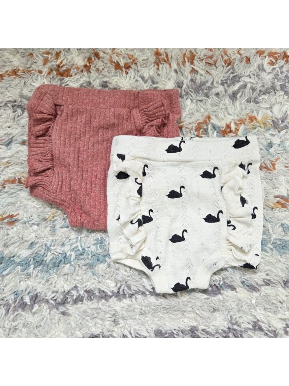 Kate Quinn 2 Pack Ruffle Baby Bloomers Size 3-6 m